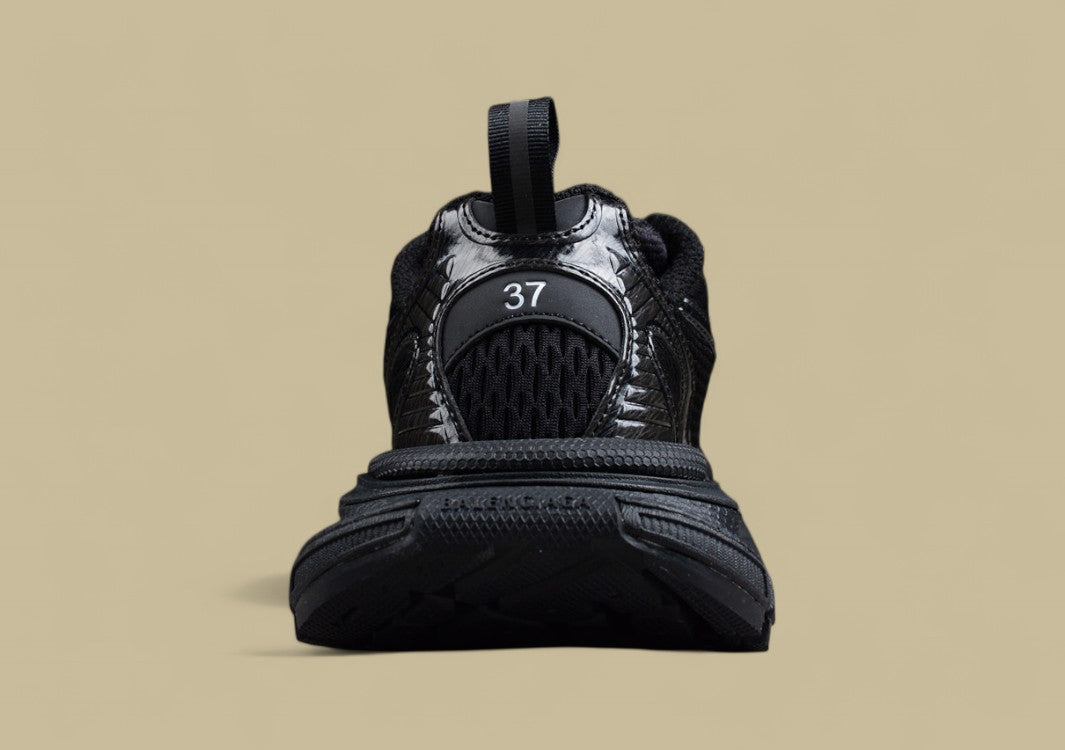 Balenciaga Black Mesh Runner Sneaker