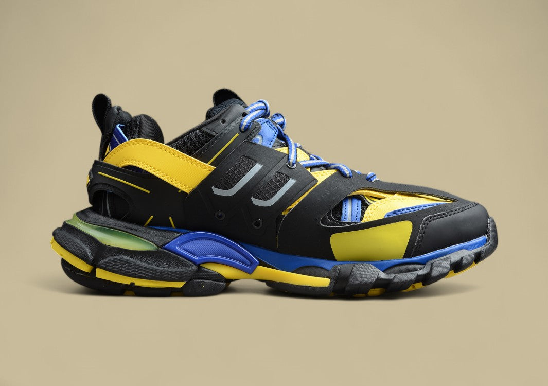 Balenciaga Black Yellow Blue Sneaker