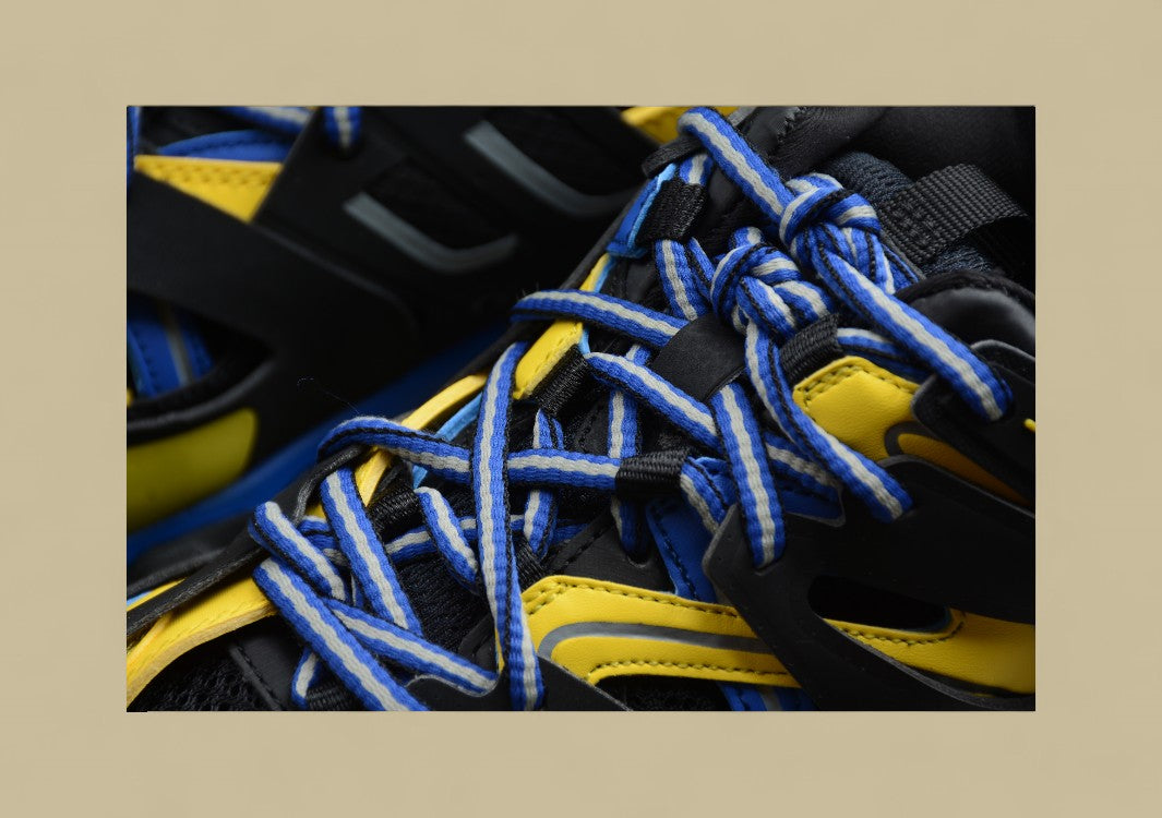 Balenciaga Black Yellow Blue Sneaker