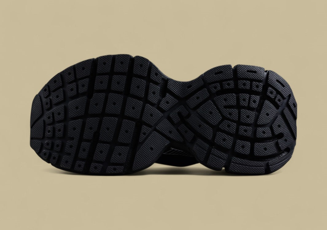 Balenciaga Black and White Mesh Runner Sneaker