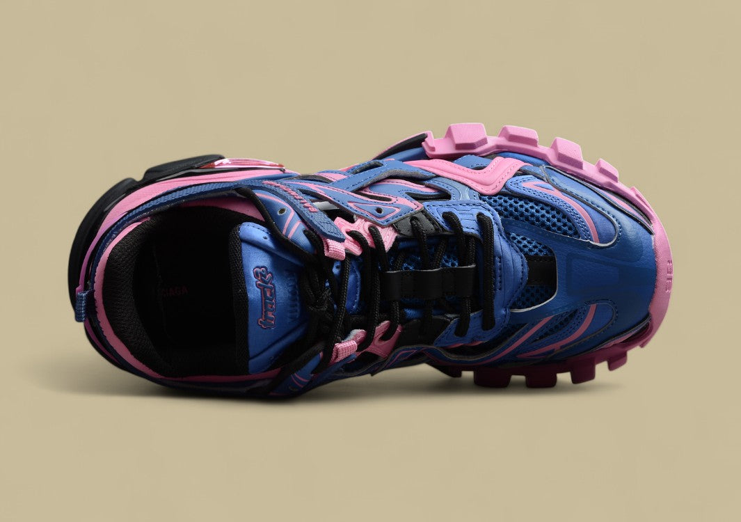 Balenciaga Blue & Pink Runner Sneaker