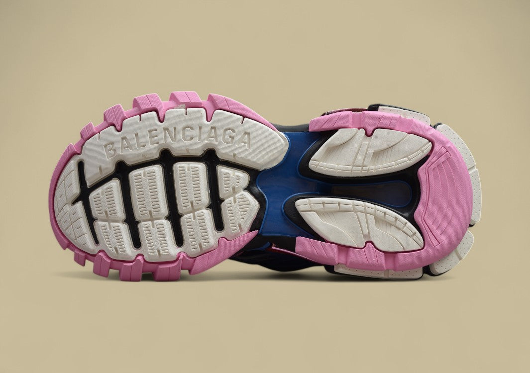 Balenciaga Blue & Pink Runner Sneaker