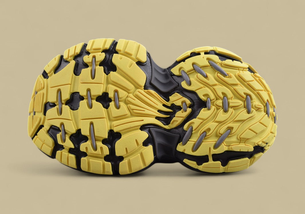 Balenciaga Cargo Sneaker – Black/Grey with Yellow