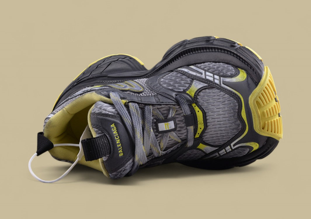 Balenciaga Cargo Sneaker – Black/Grey with Yellow