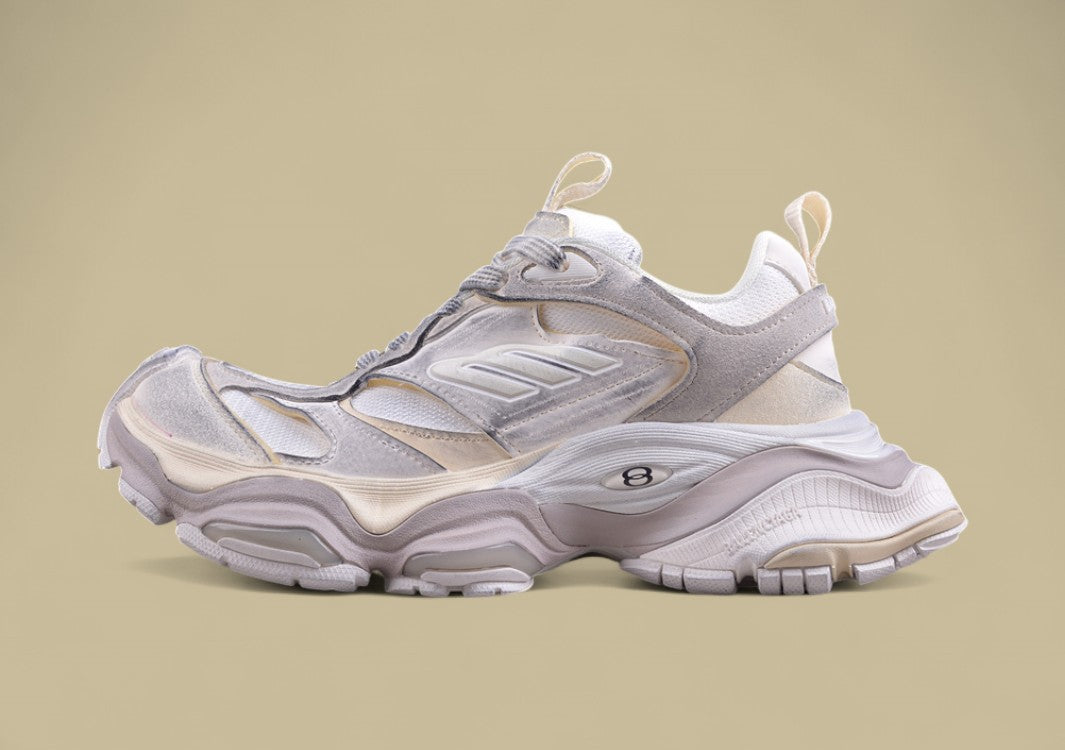 Balenciaga Cargo Sneaker – Off-White/Grey