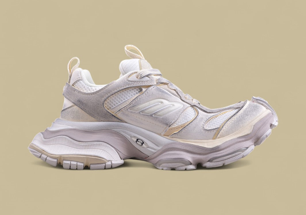 Balenciaga Cargo Sneaker – Off-White/Grey