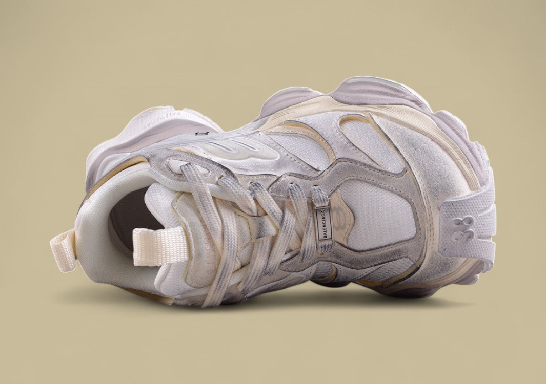 Balenciaga Cargo Sneaker – Off-White/Grey