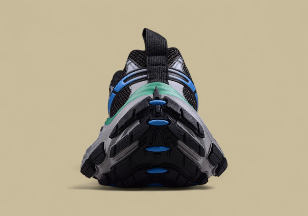 Balenciaga Cargo Sneaker – Black/Grey with Blue