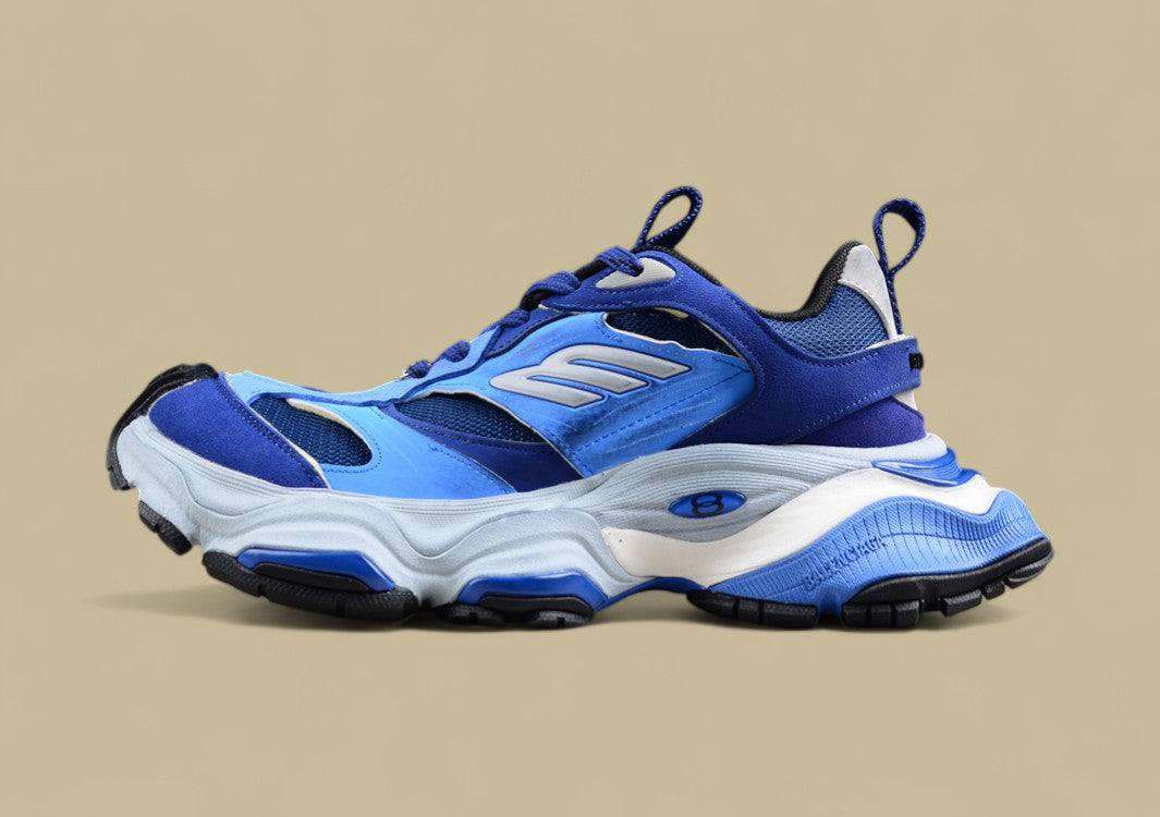 Balenciaga Cargo Sneaker in Blue/Black