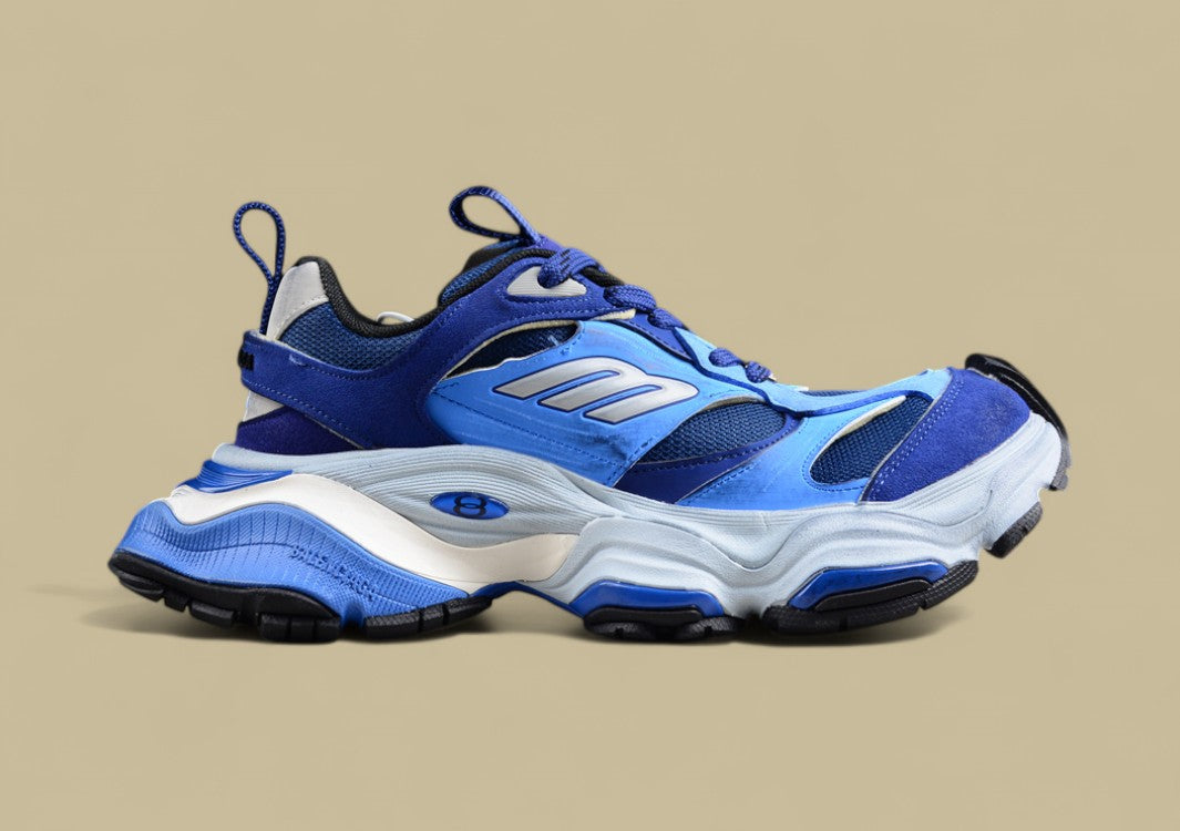 Balenciaga Cargo Sneaker in Blue/Black