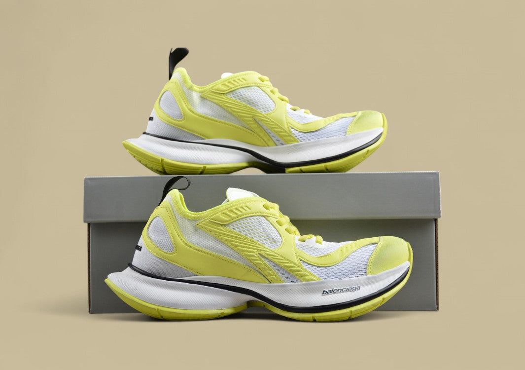 Balenciaga Circuit Sneaker – Neon Yellow & White