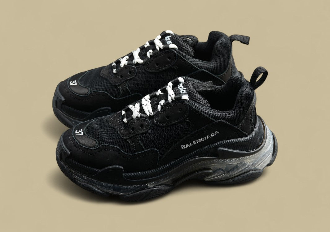 Balenciaga Crystal Air Cushion Black Women's Shoes