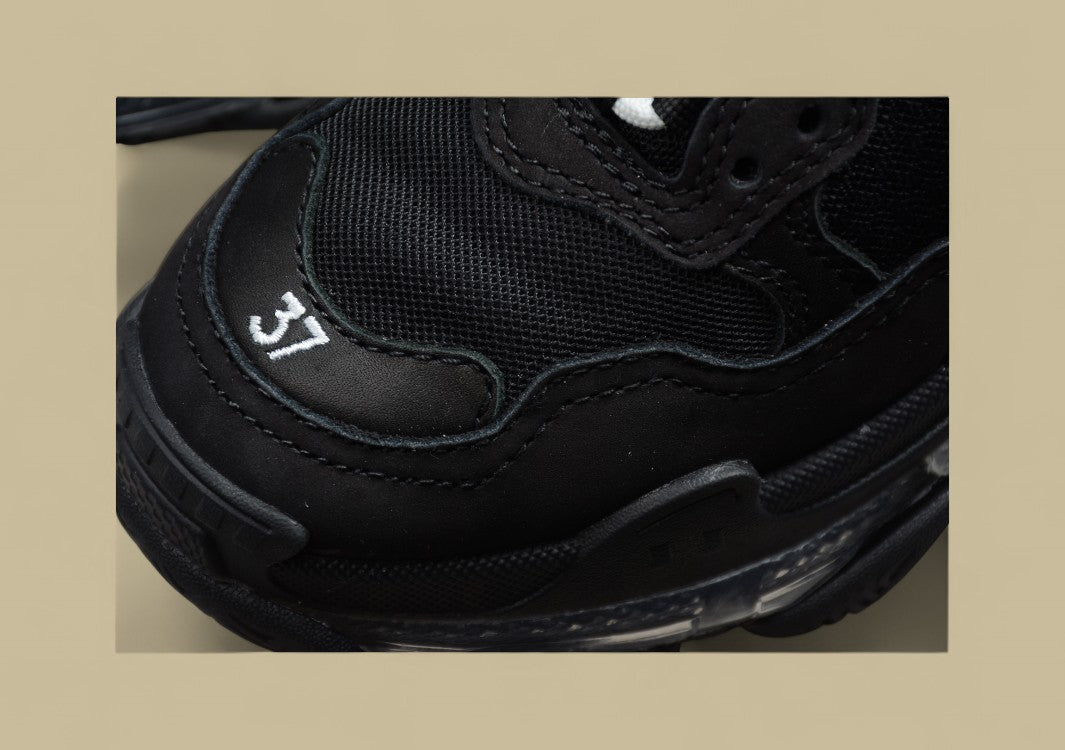 Balenciaga Crystal Air Cushion Black Women's Shoes