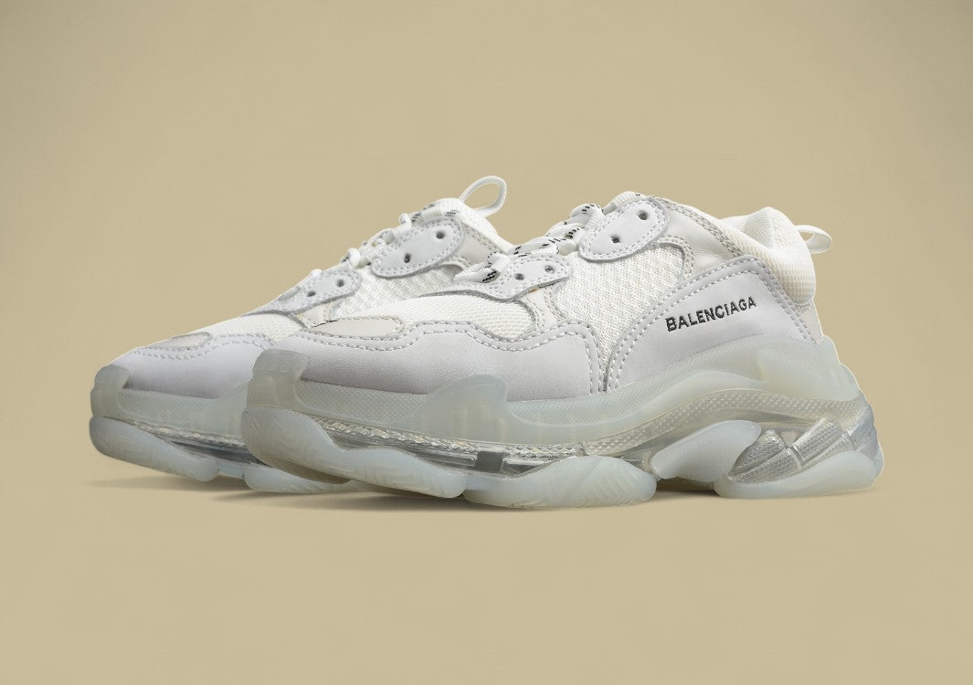 Balenciaga Crystal Air Cushion White Women's Shoes