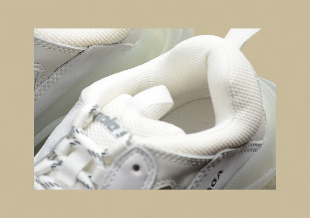 Balenciaga Crystal Air Cushion White Women's Shoes