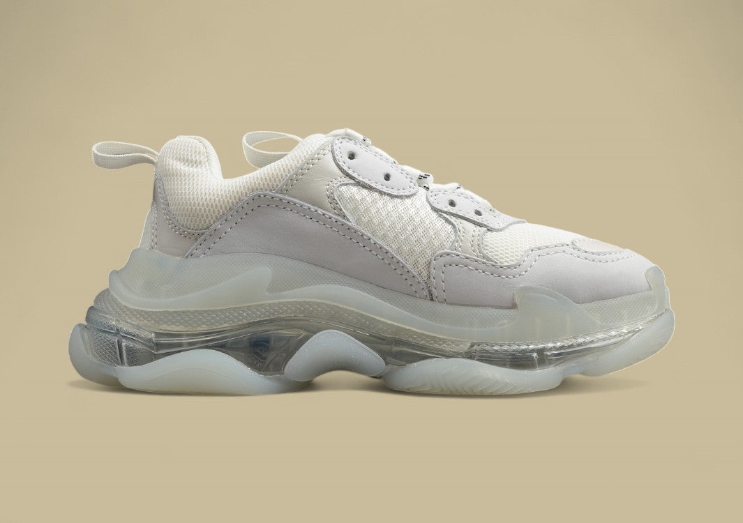 Balenciaga Crystal Air Cushion White Women's Shoes