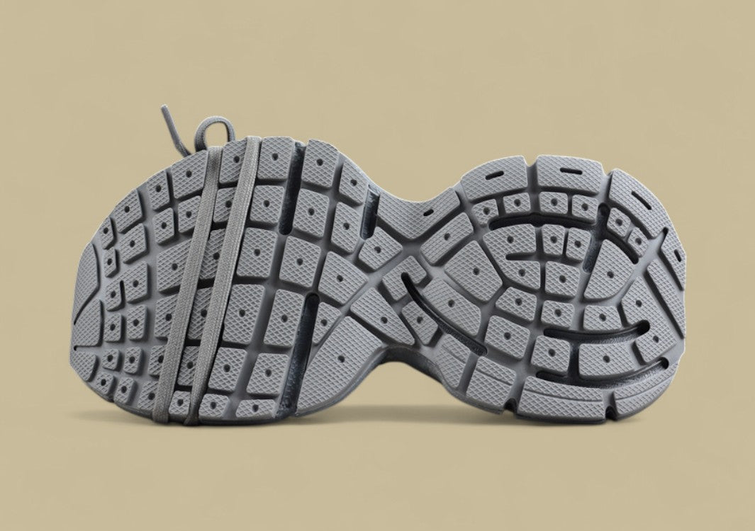 Balenciaga Dark Grey Mesh Runner Sneaker