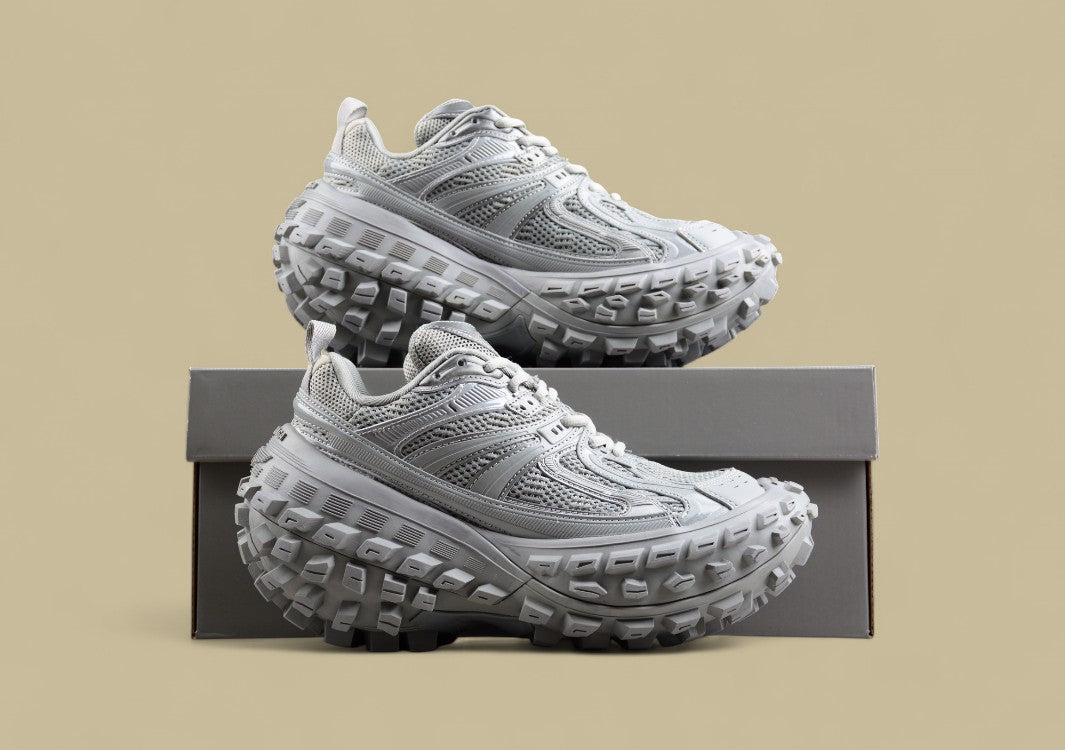 Balenciaga Defender Rubber Platform Sneakers Defender Series Low-Top