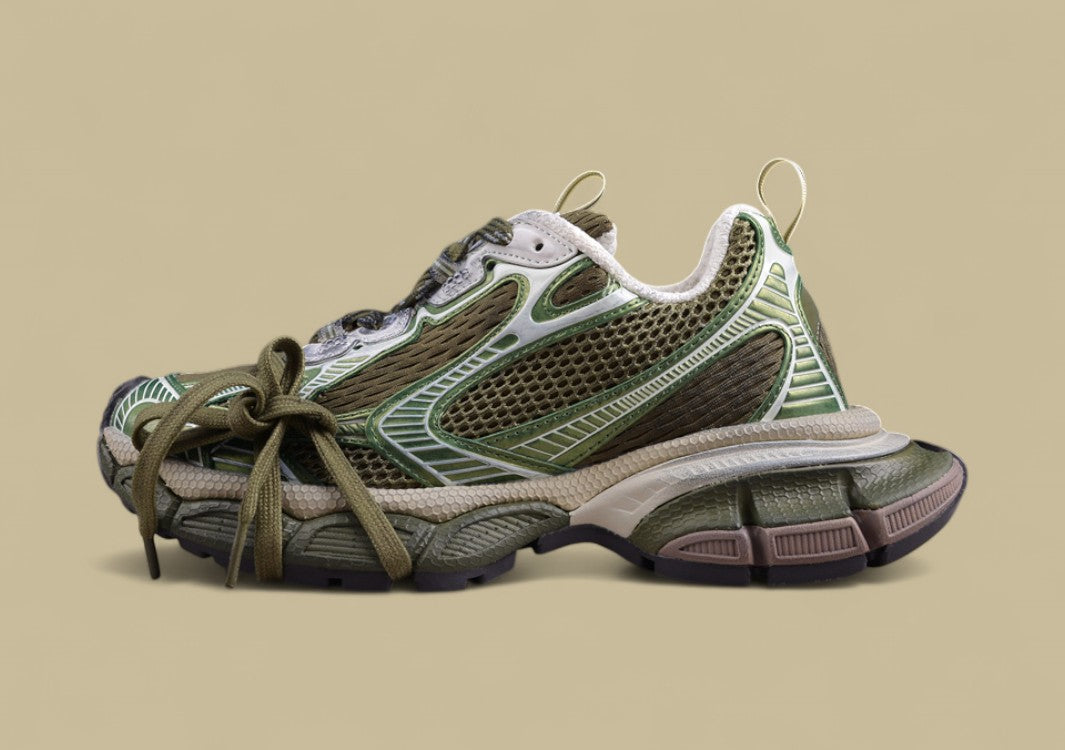 Balenciaga Defender Sneaker – Olive Green