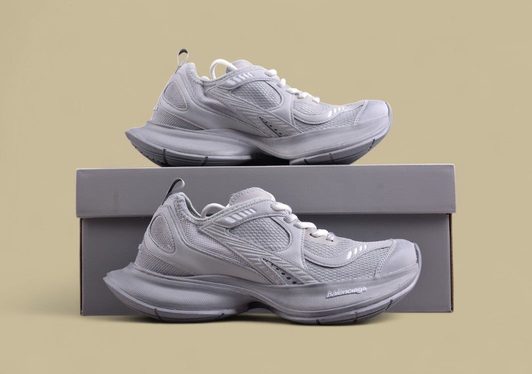 Balenciaga Defender Sneaker – Solid Grey Monochrome