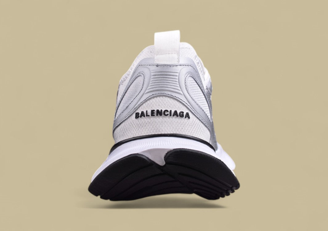 Balenciaga Defender Sneaker – Triple White with Black Sole