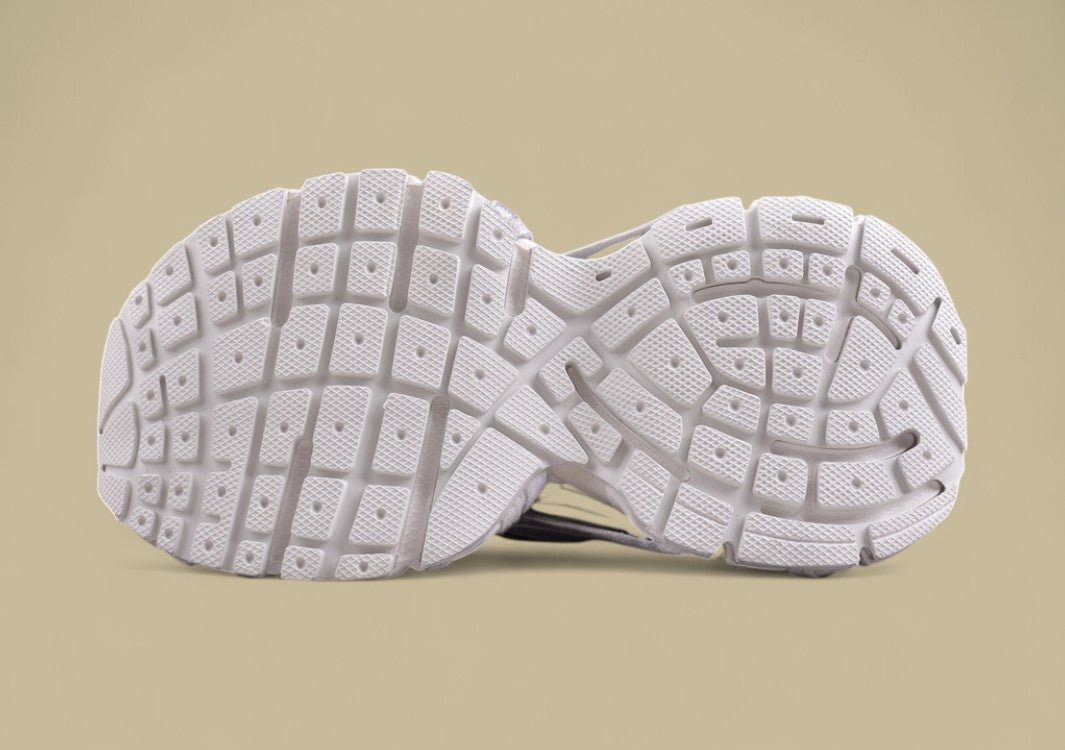 Balenciaga Defender Sneaker – White/Black with Wrapped Laces Design