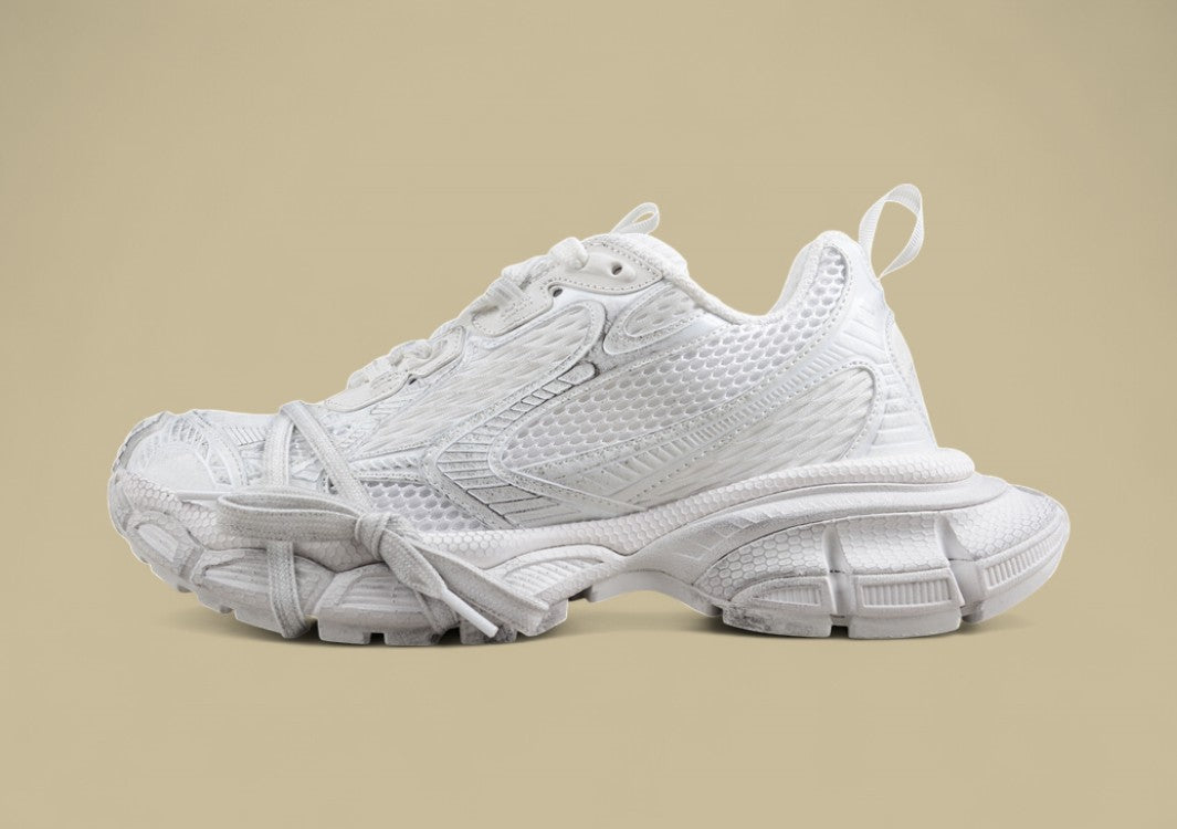 Balenciaga Defender Sneaker – White Mesh