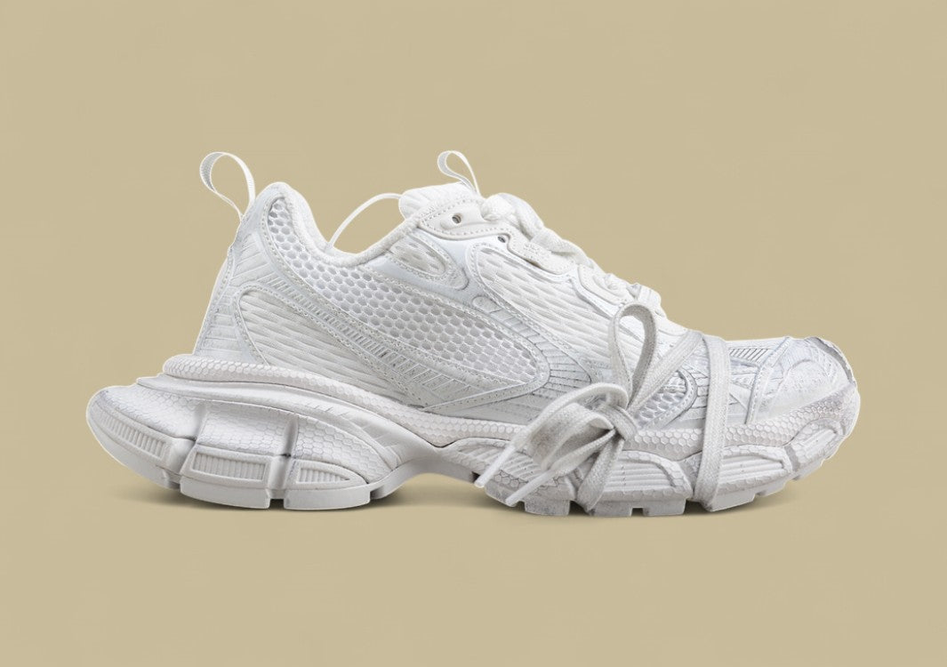 Balenciaga Defender Sneaker – White Mesh