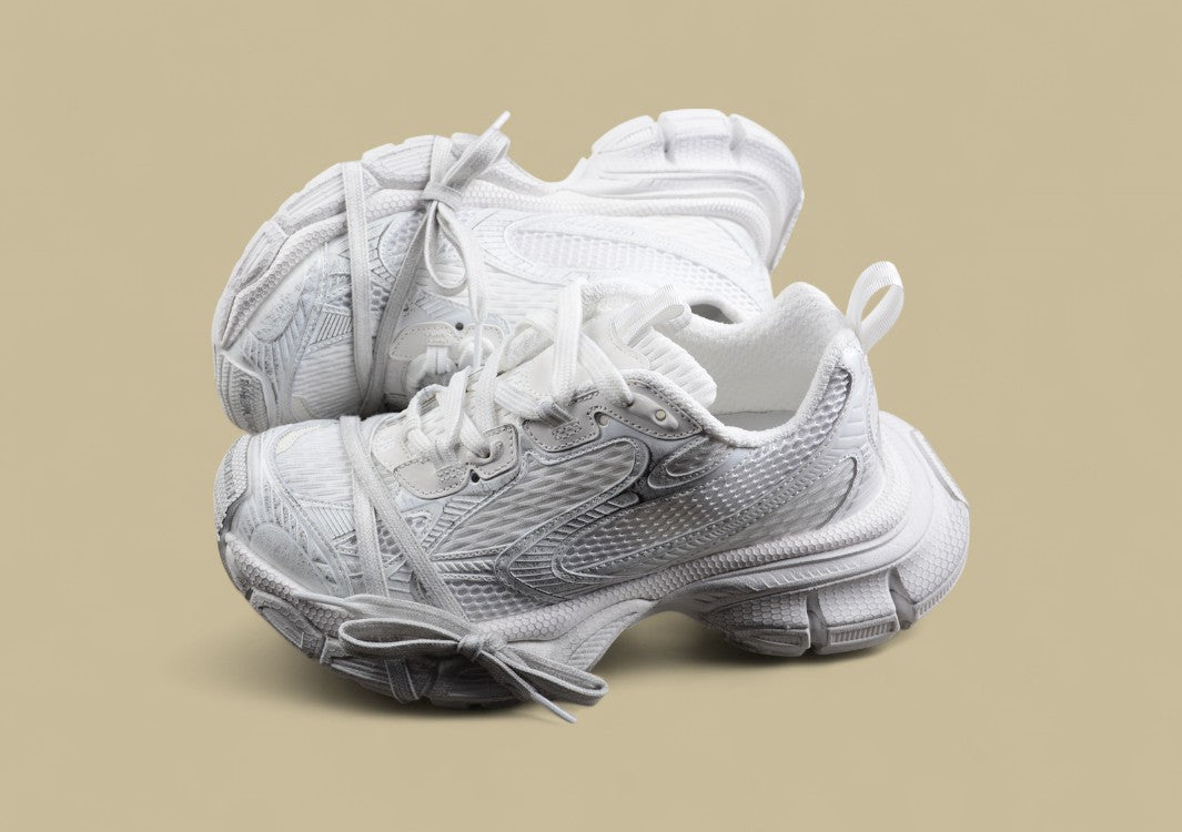Balenciaga Defender Sneaker – White Mesh