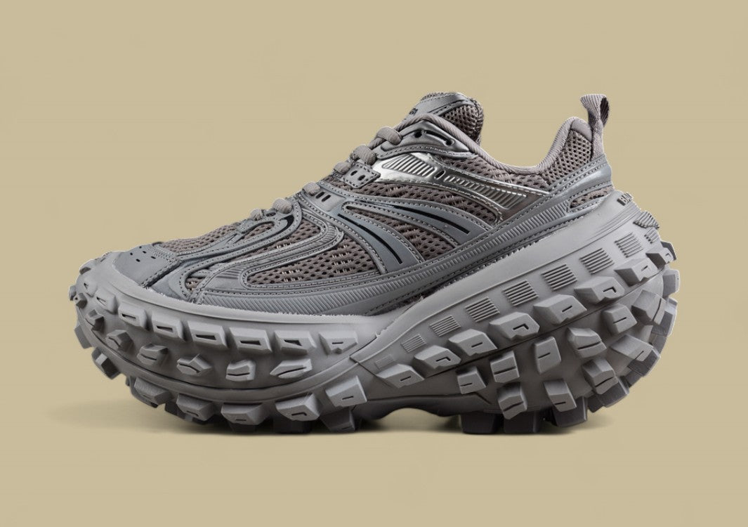 Balenciaga Defender Sneaker in Earth Grey