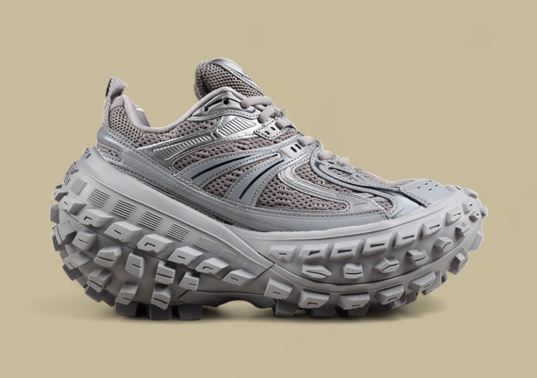 Balenciaga Defender Sneaker in Earth Grey