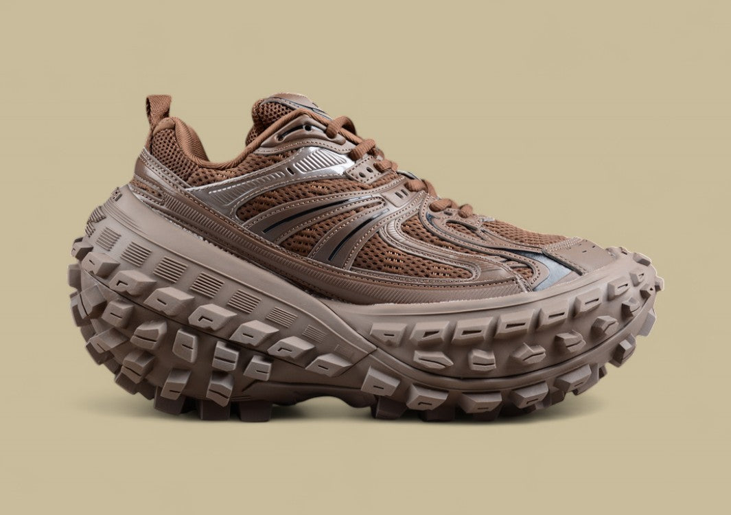 Balenciaga Defender Sneaker in Mocha Brown