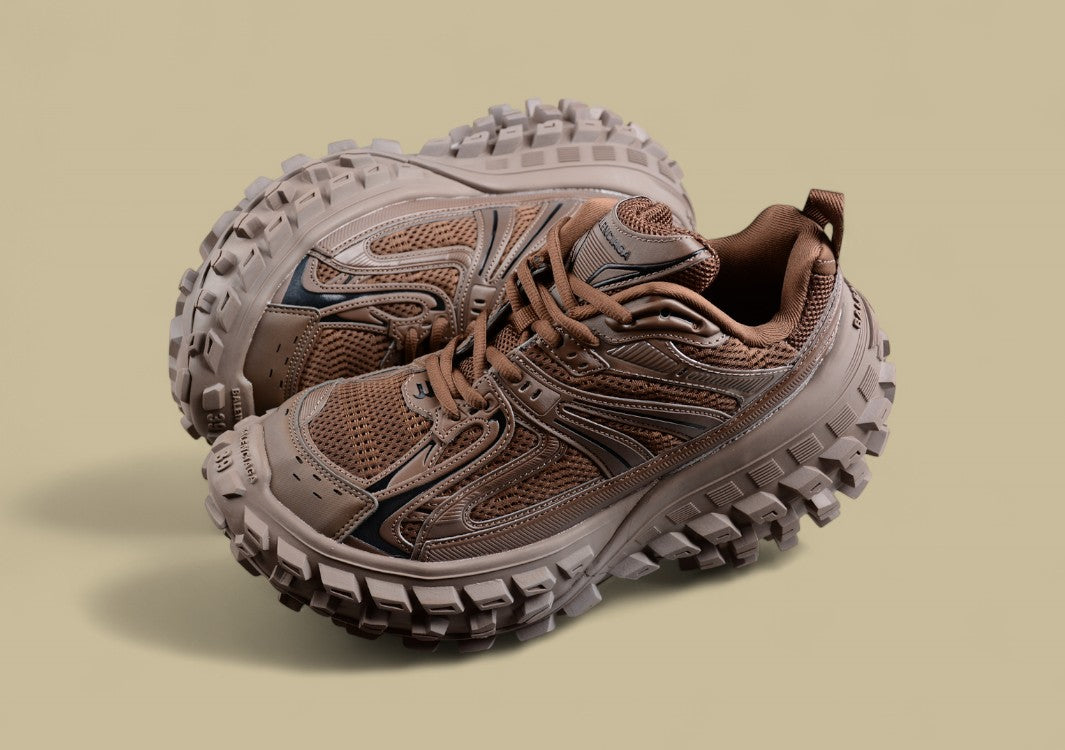 Balenciaga Defender Sneaker in Mocha Brown