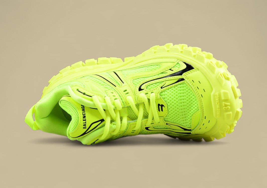 Balenciaga Defender Sneaker in Neon Yellow