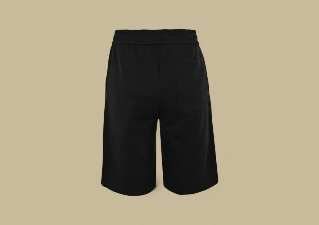 Balenciaga Embroidery Double B Logo Shorts – Black