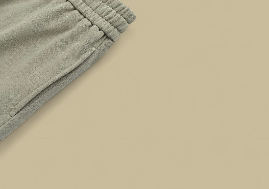 Balenciaga Embroidery Double B Logo Shorts – Olive Green