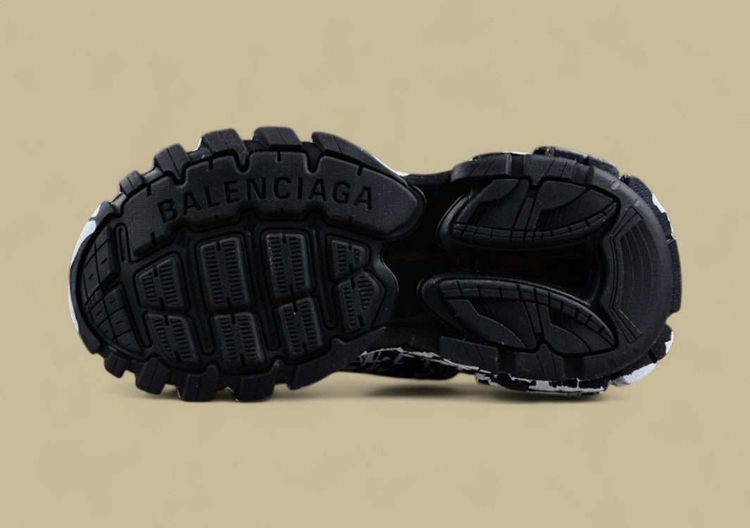 Balenciaga Graffiti Runner in Black
