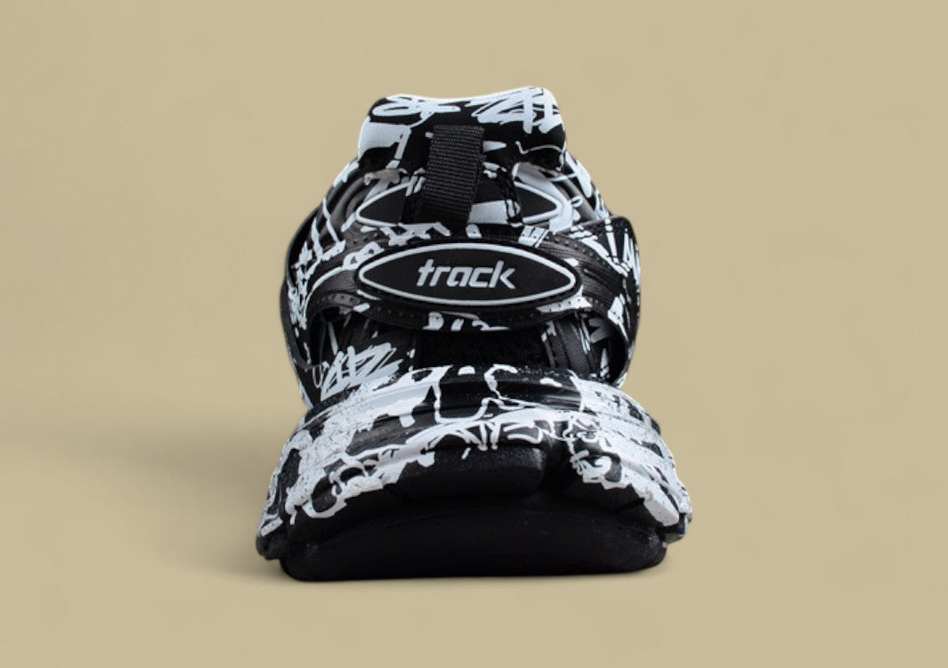 Balenciaga Graffiti Runner in Black