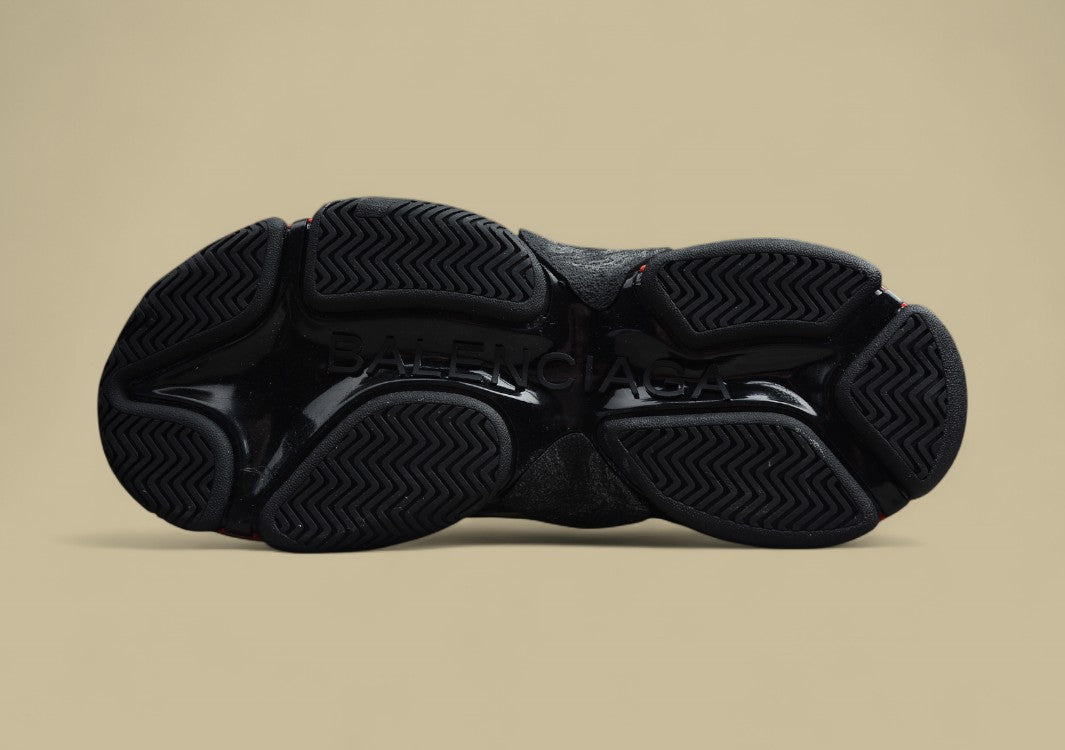 Balenciaga Gray-red Men's And Women's Shoes