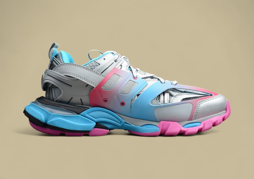 Balenciaga Gray Blue Powder Sneaker