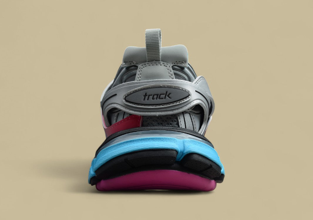 Balenciaga Gray Blue Powder Sneaker