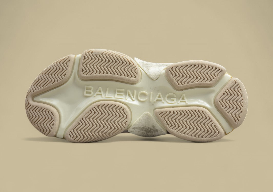 Balenciaga Gray Red And Blue Men's And Women's Shoes