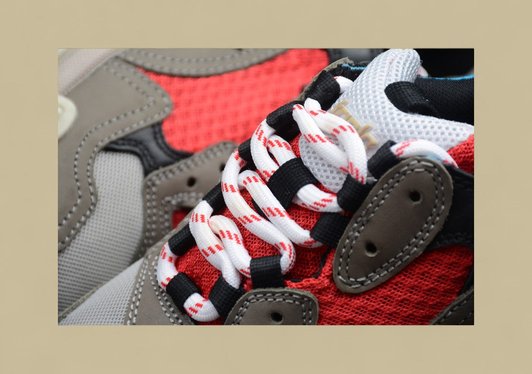 Balenciaga Gray Red And Blue Men's And Women's Shoes