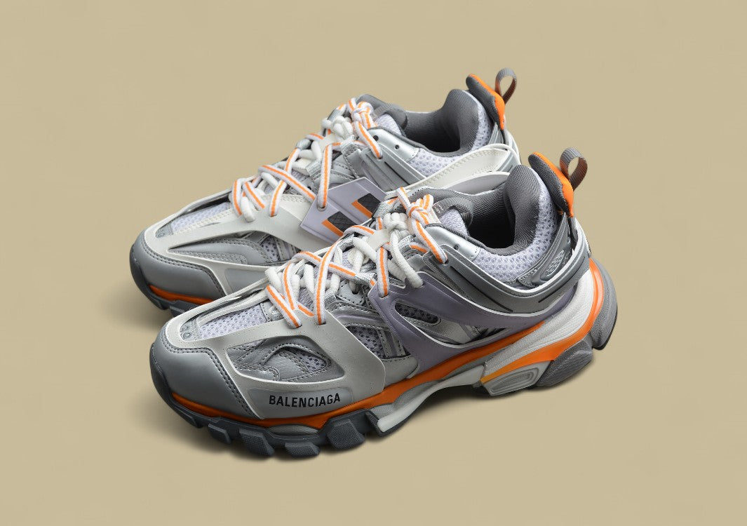 Balenciaga Grey Orange Sneaker