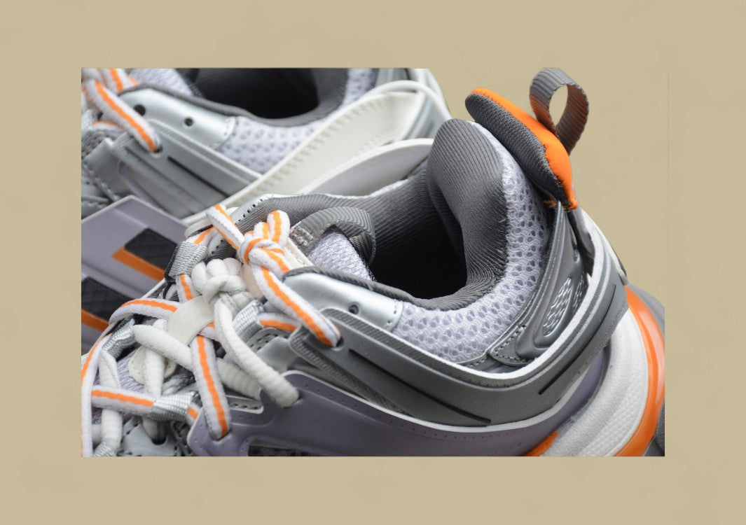Balenciaga Grey Orange Sneaker