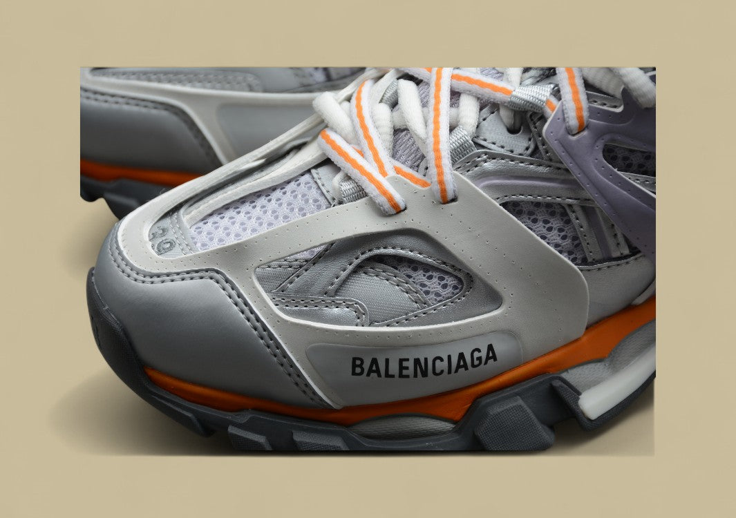 Balenciaga Grey Orange Sneaker