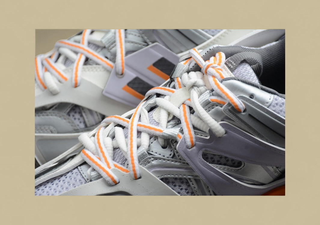 Balenciaga Grey Orange Sneaker