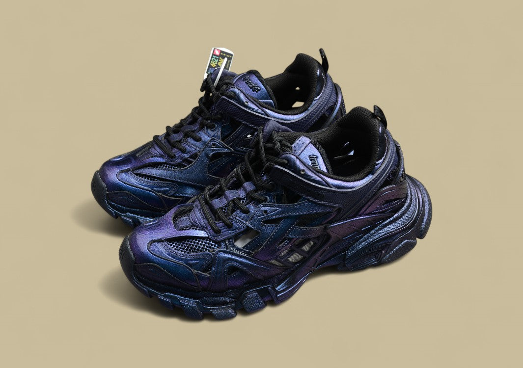 Balenciaga Iridescent Black Runner Sneaker