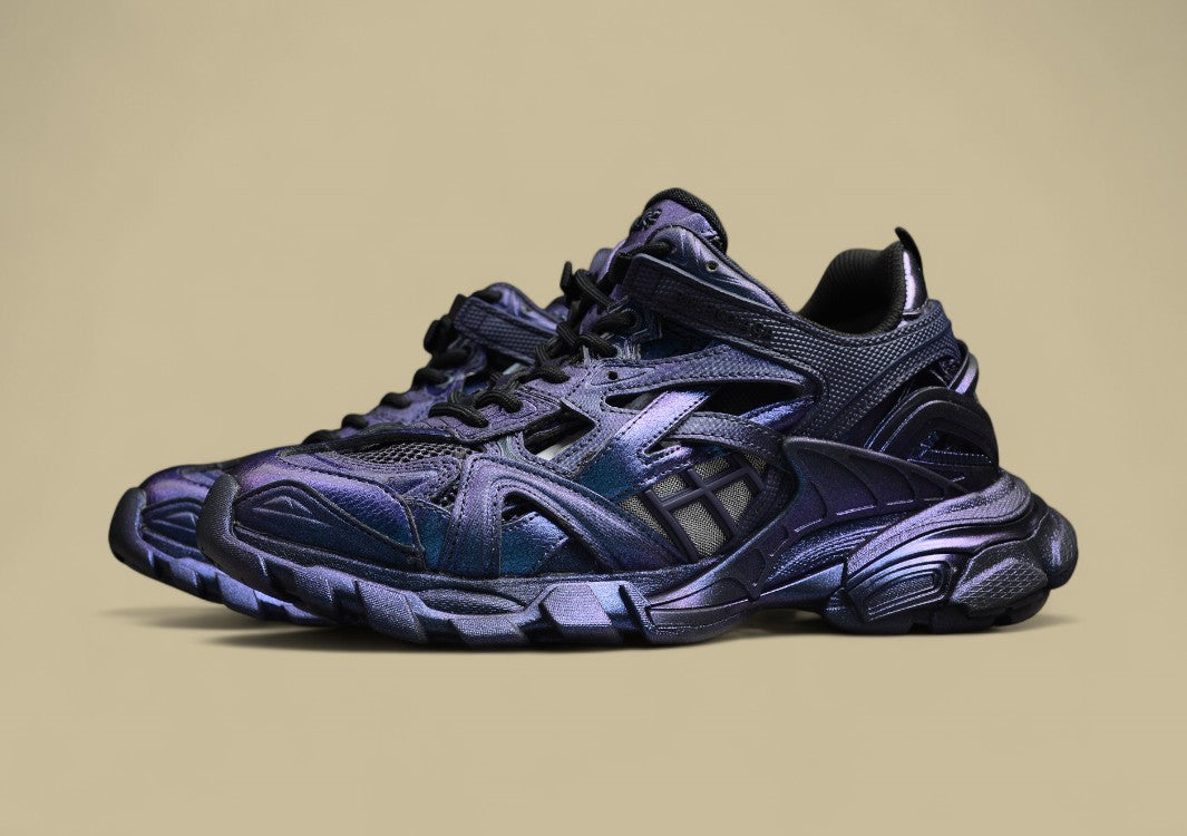 Balenciaga Iridescent Black Runner Sneaker