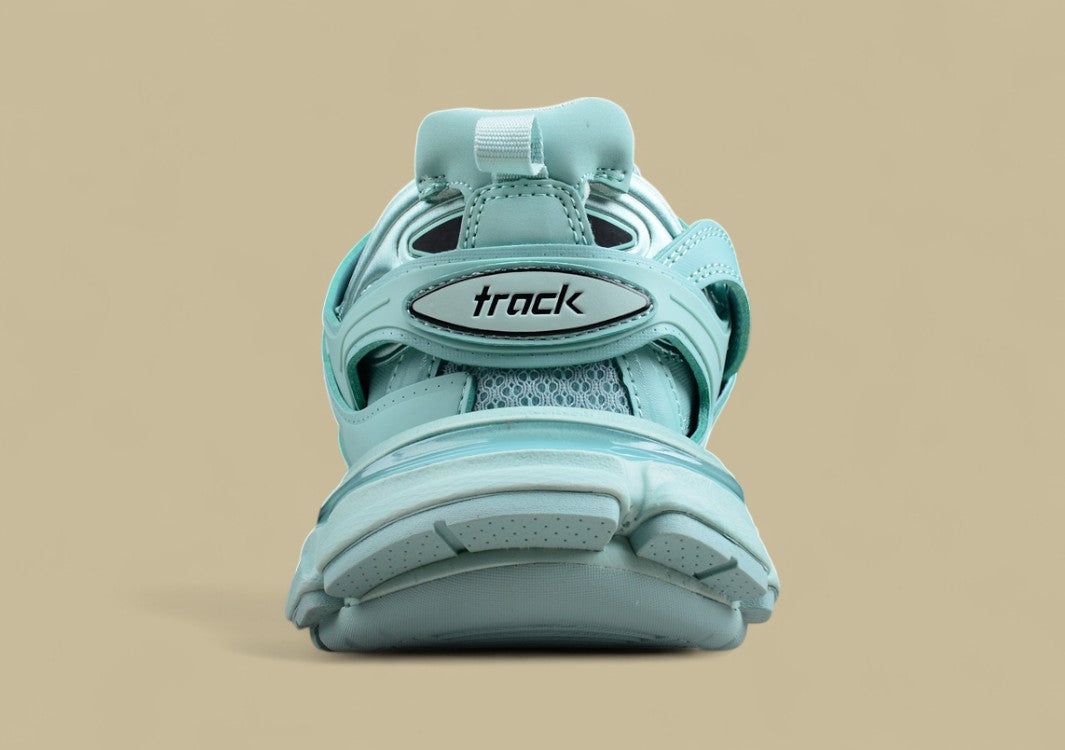 Balenciaga Mint Green Mesh Runner Sneaker